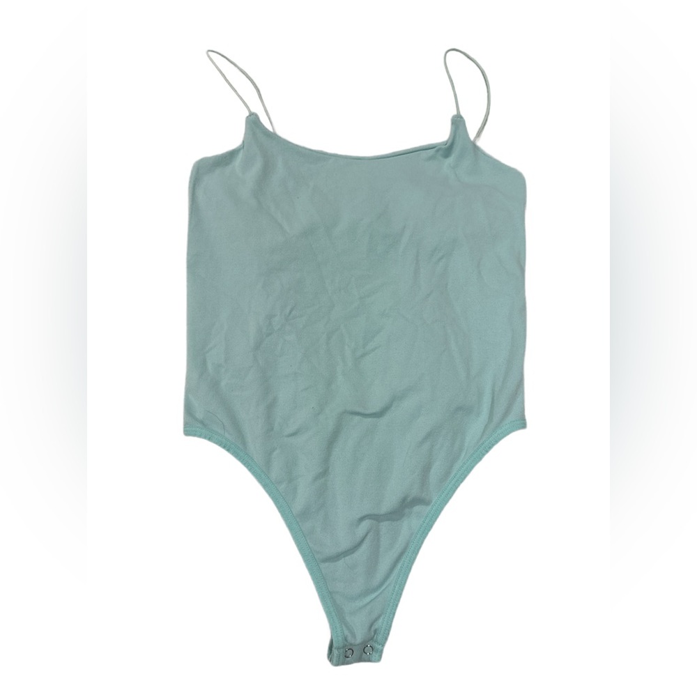 Teal Blue Free People Intimately Spaghetti Strap Bodysuit XS/S EUC